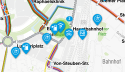 Interaktiver Linienetzplan